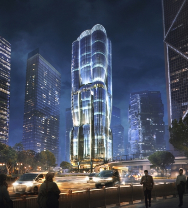 대우건설의 BMC기술이 적용될 홍콩 2 머레이 로드 타워, 사진출처:Henderson Land Development Co. Ltd.