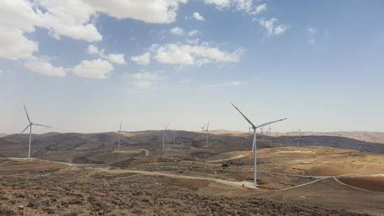DL에너지 요르단 타필라 풍력발전소.