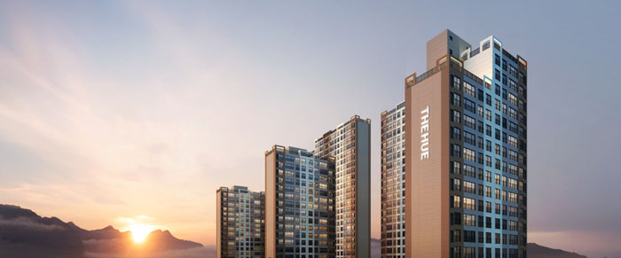 양산 한신더휴 부분 투시도.