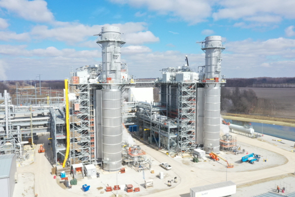 지난달 29일(현지 시각)부터 상업운전을 개시한 남부발전-DL에너지 미국 나일스 복합화력 발전소 전경.