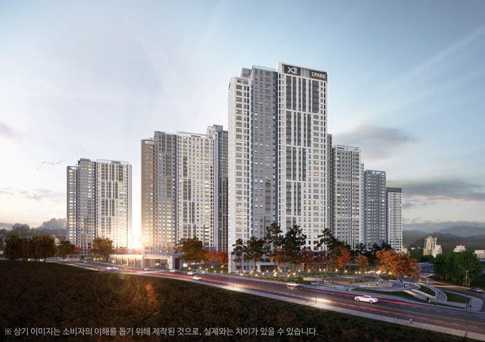 둔산자이 아이파크 투시도.