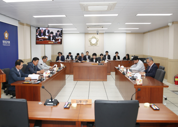 제304회 영양군의회 임시회모습